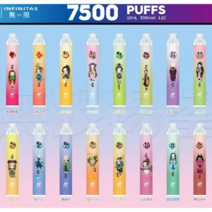 INF無限拋棄式|鬼滅之刃聯名款7500口一次性電子煙#貨到付款#