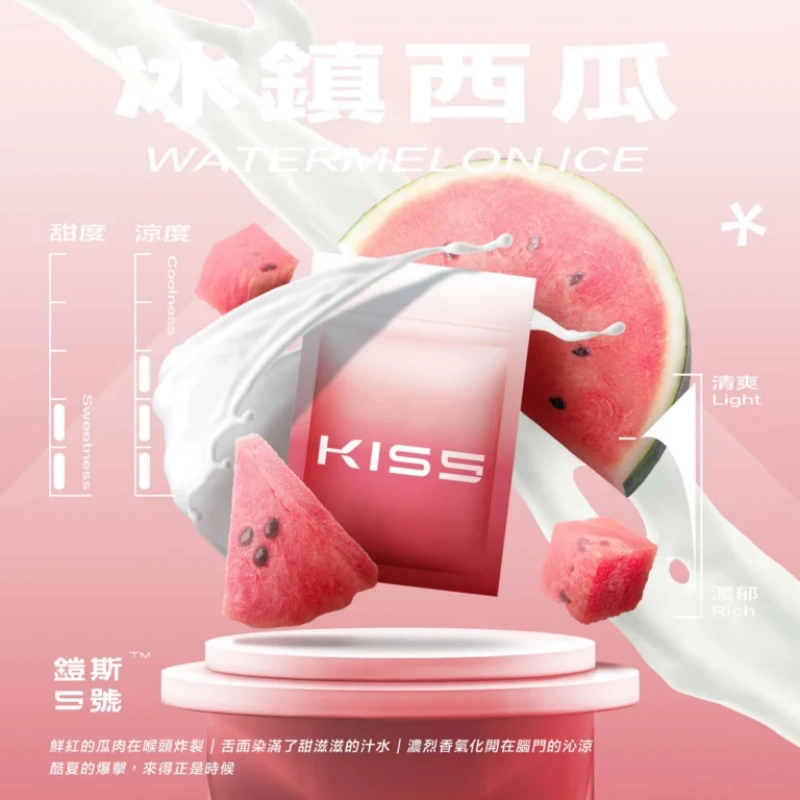 KISS鎧斯5號一代煙彈冰鎮西瓜webp LANA POD 台灣官方選品店