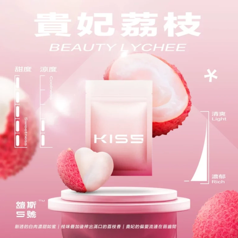 KISS鎧斯5號一代煙彈貴妃荔枝webp LANA POD 台灣官方選品店